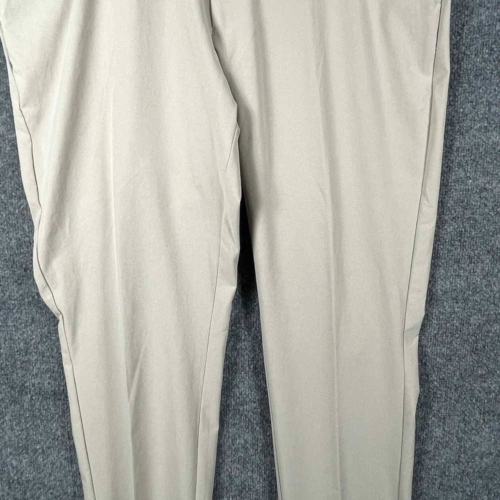 Peter Millar Pants Mens 38x32 Beige Crown Performance Trousers Golf Luxury Light - Picture 7 of 16